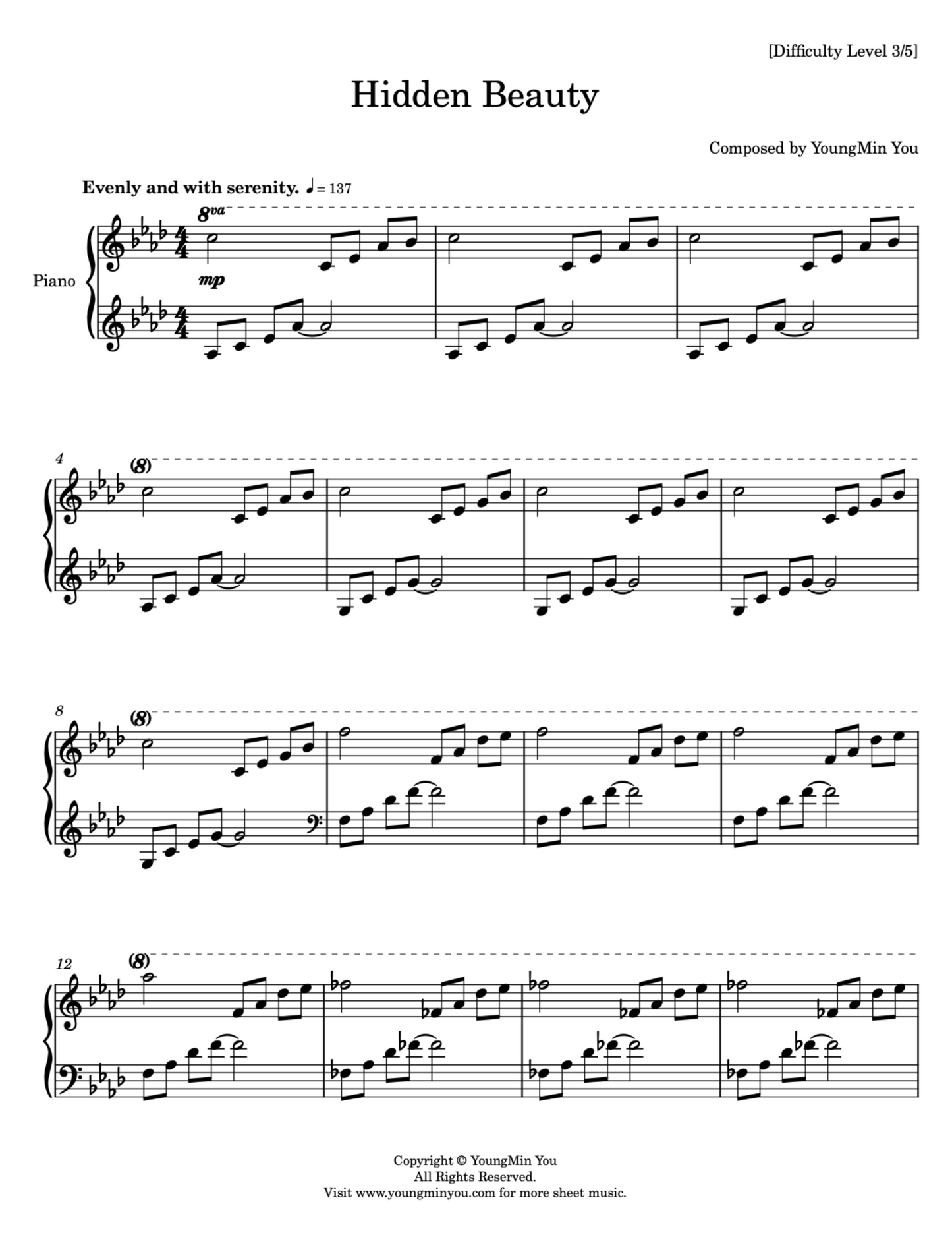 Hidden Beauty | Sheet Music Download