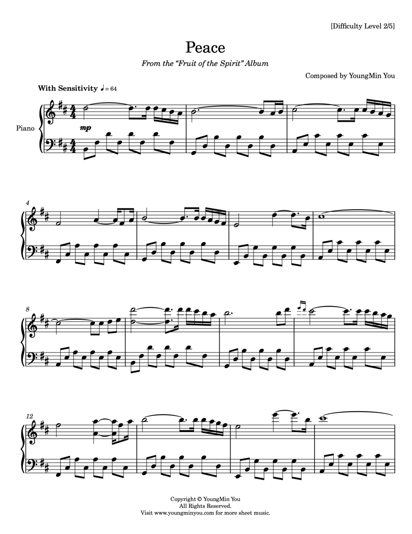Peace | Sheet Music Download
