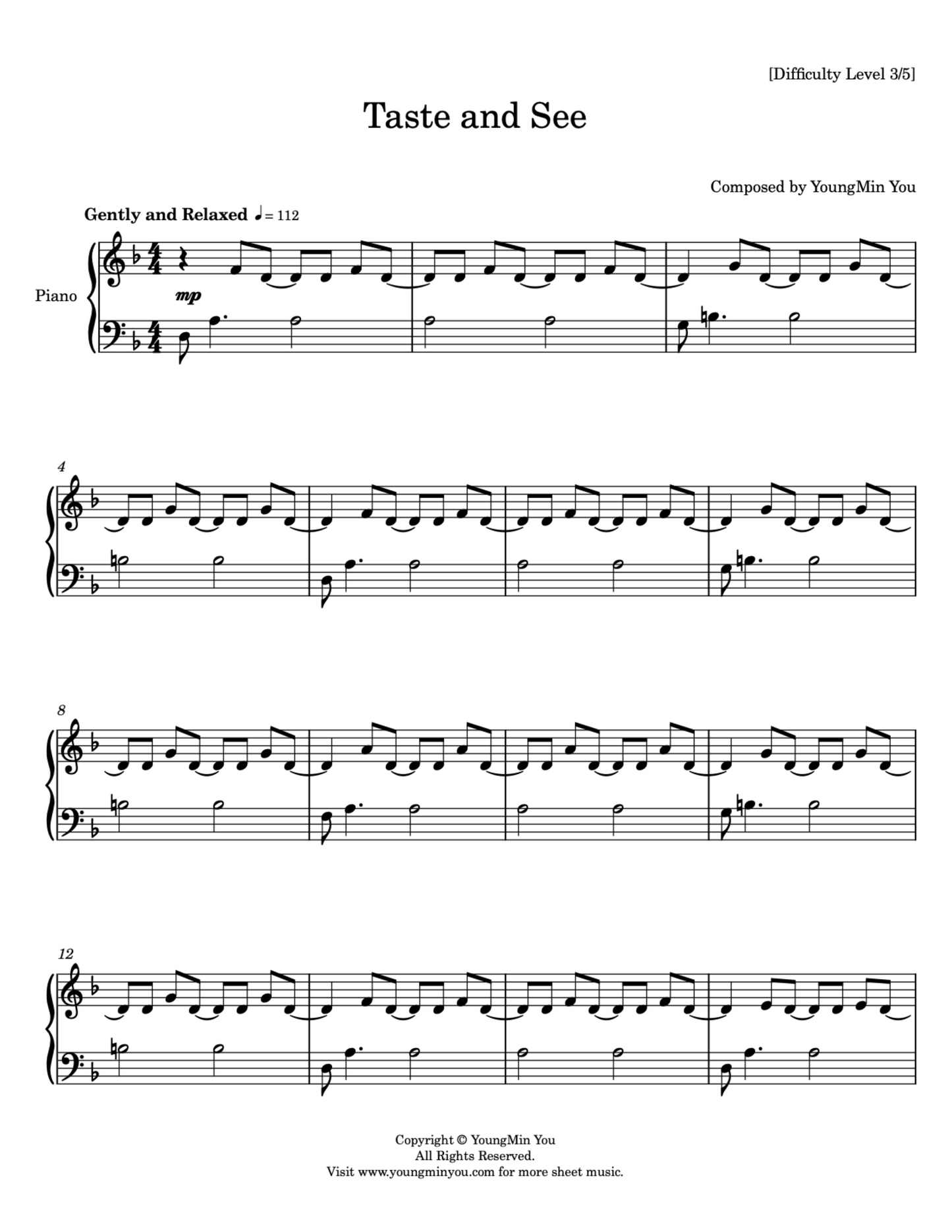 Taste and See | Sheet Music Download