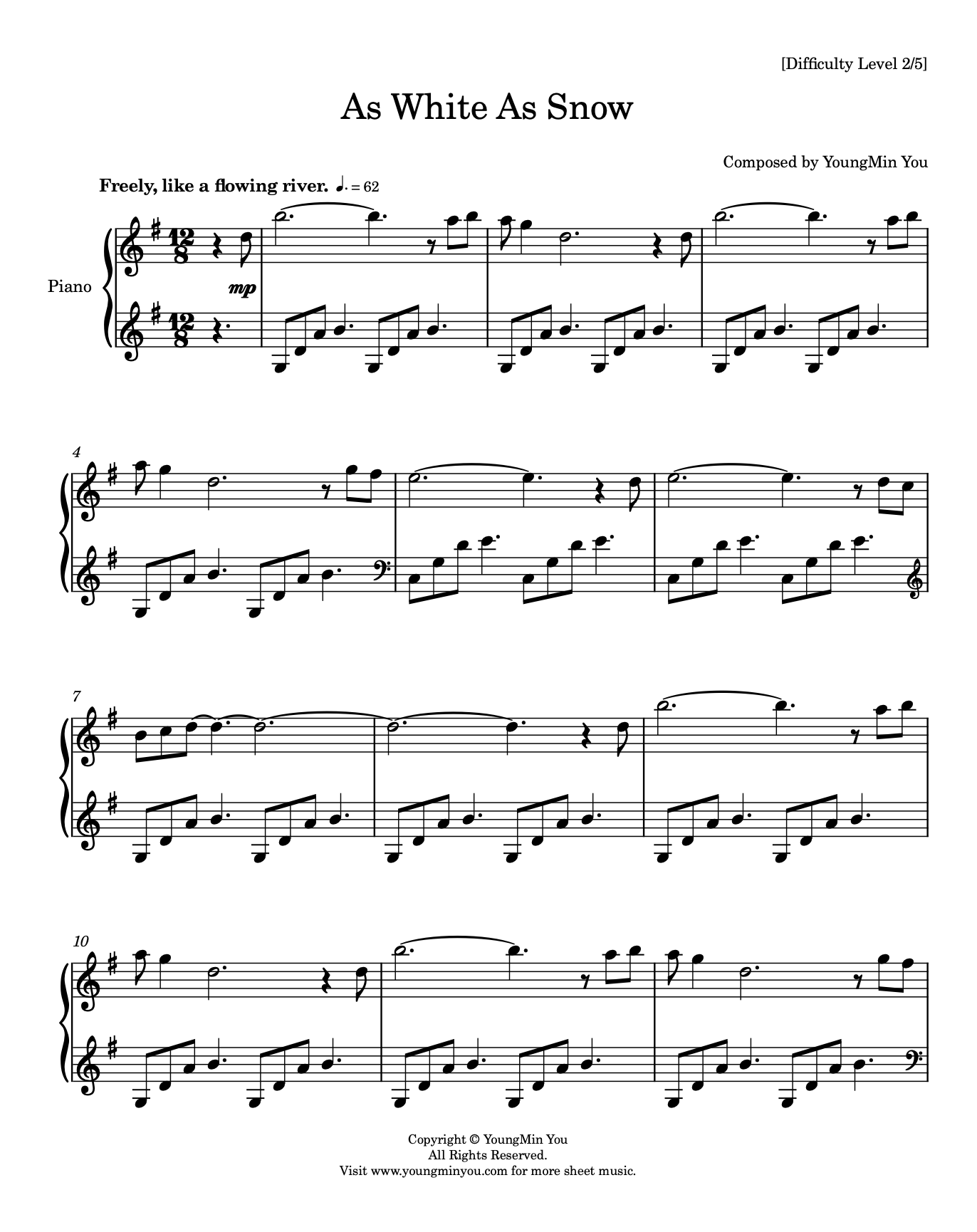 As White As Snow | Sheet Music Download