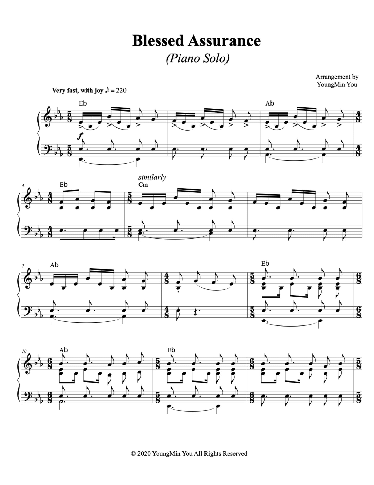 Blessed Assurance | Sheet Music Download