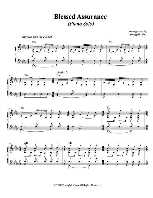 Blessed Assurance | Sheet Music Download