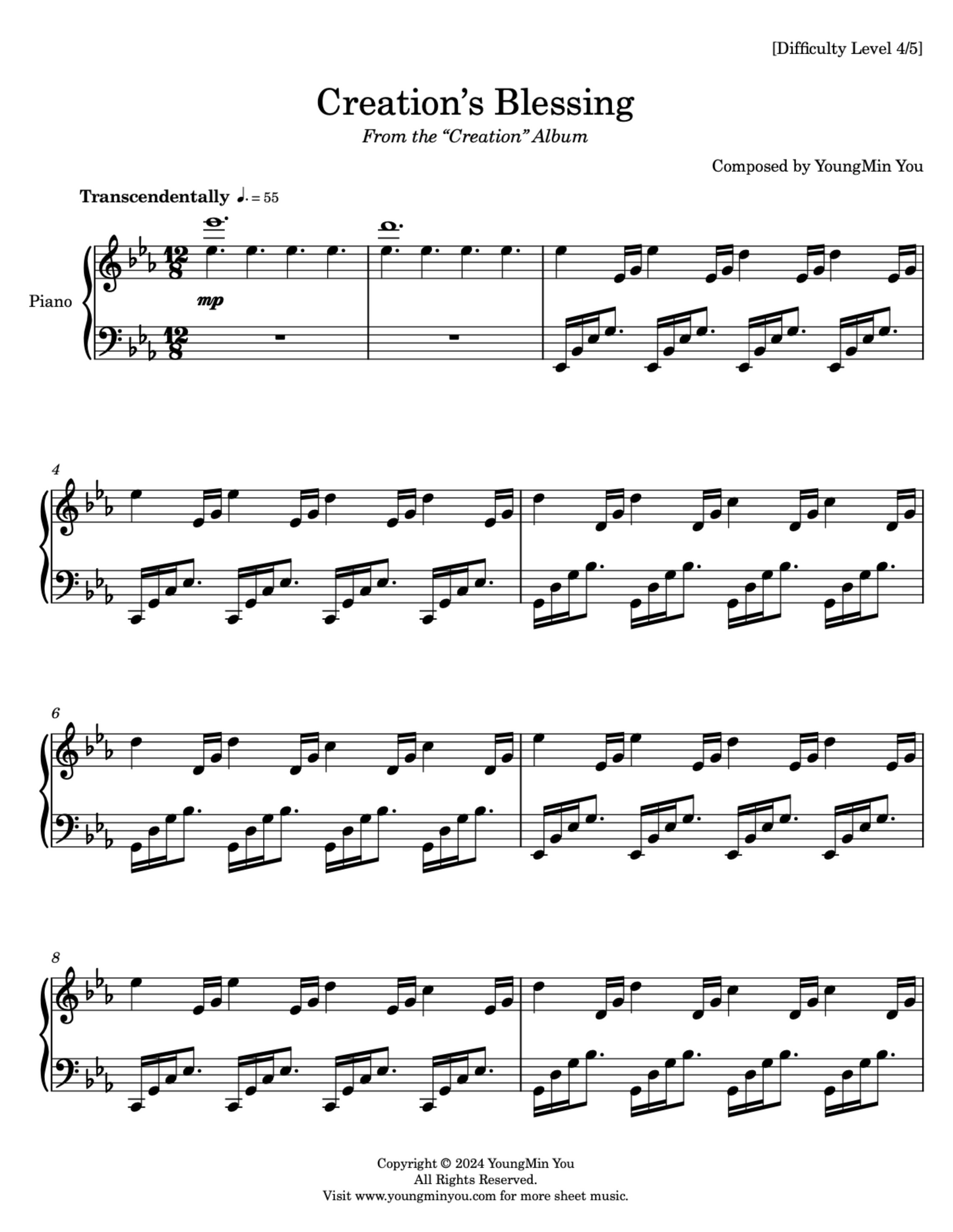Creation's Blessing | Sheet Music Download