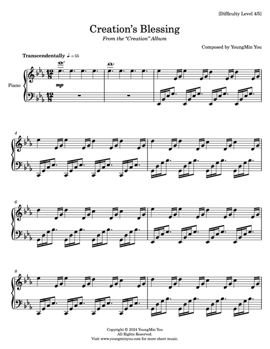 Creation's Blessing | Sheet Music Download