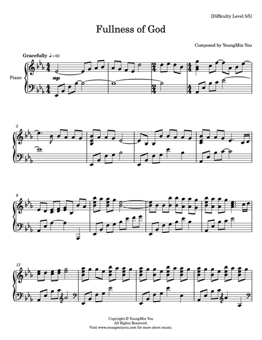 Fullness of God | Sheet Music Download