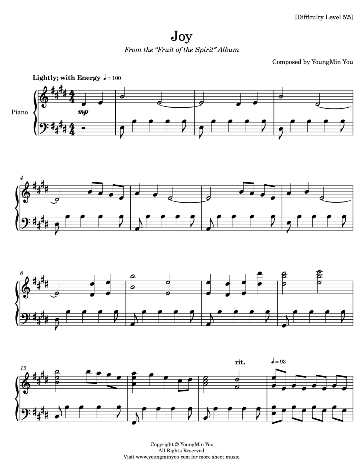 Joy | Sheet Music Download