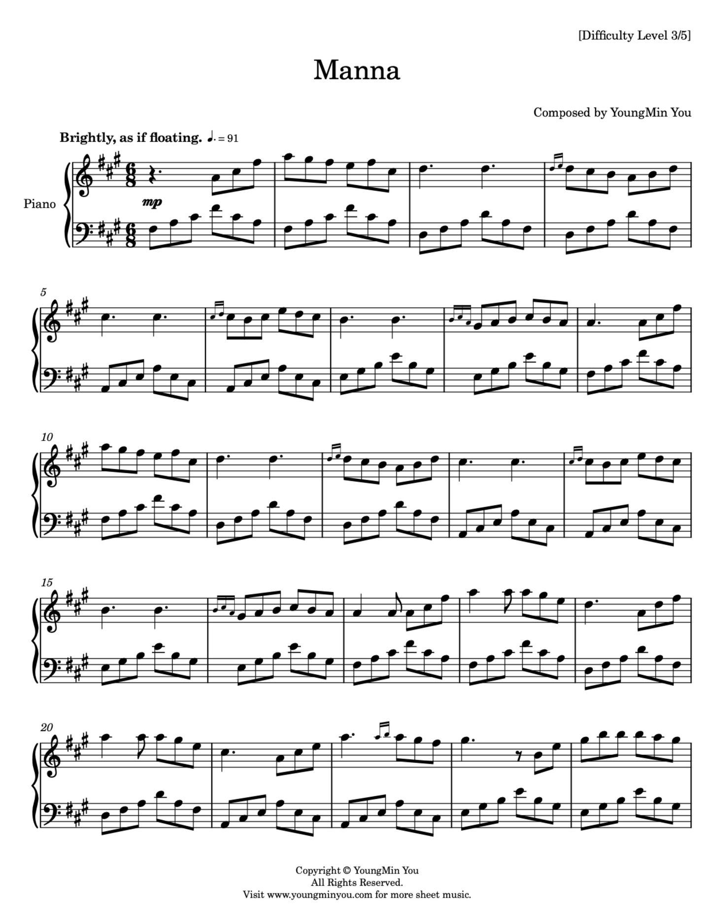 Manna | Sheet Music Download