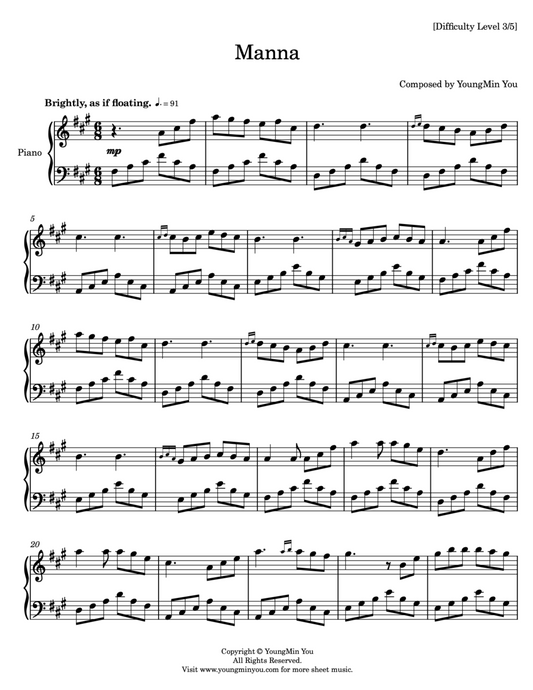 Manna | Sheet Music Download