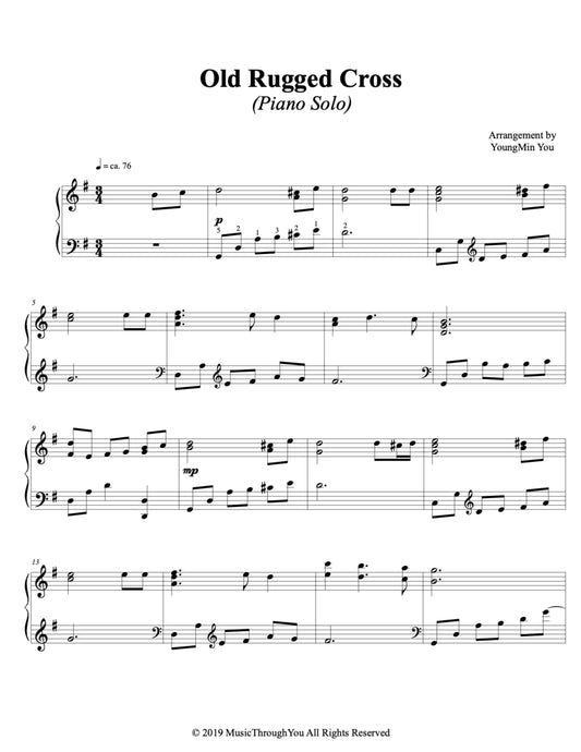 Old Rugged Cross | Sheet Music Download