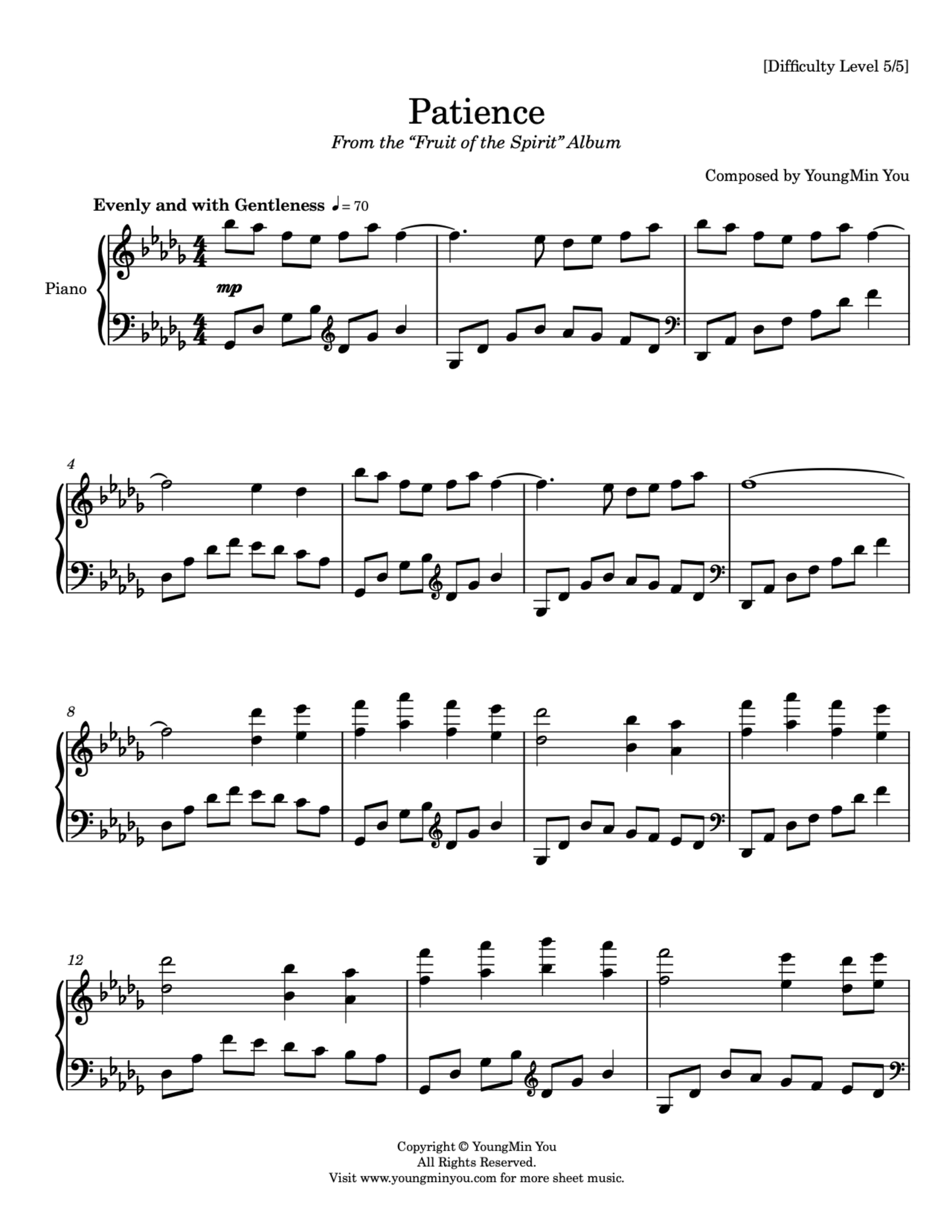 Patience | Sheet Music Download
