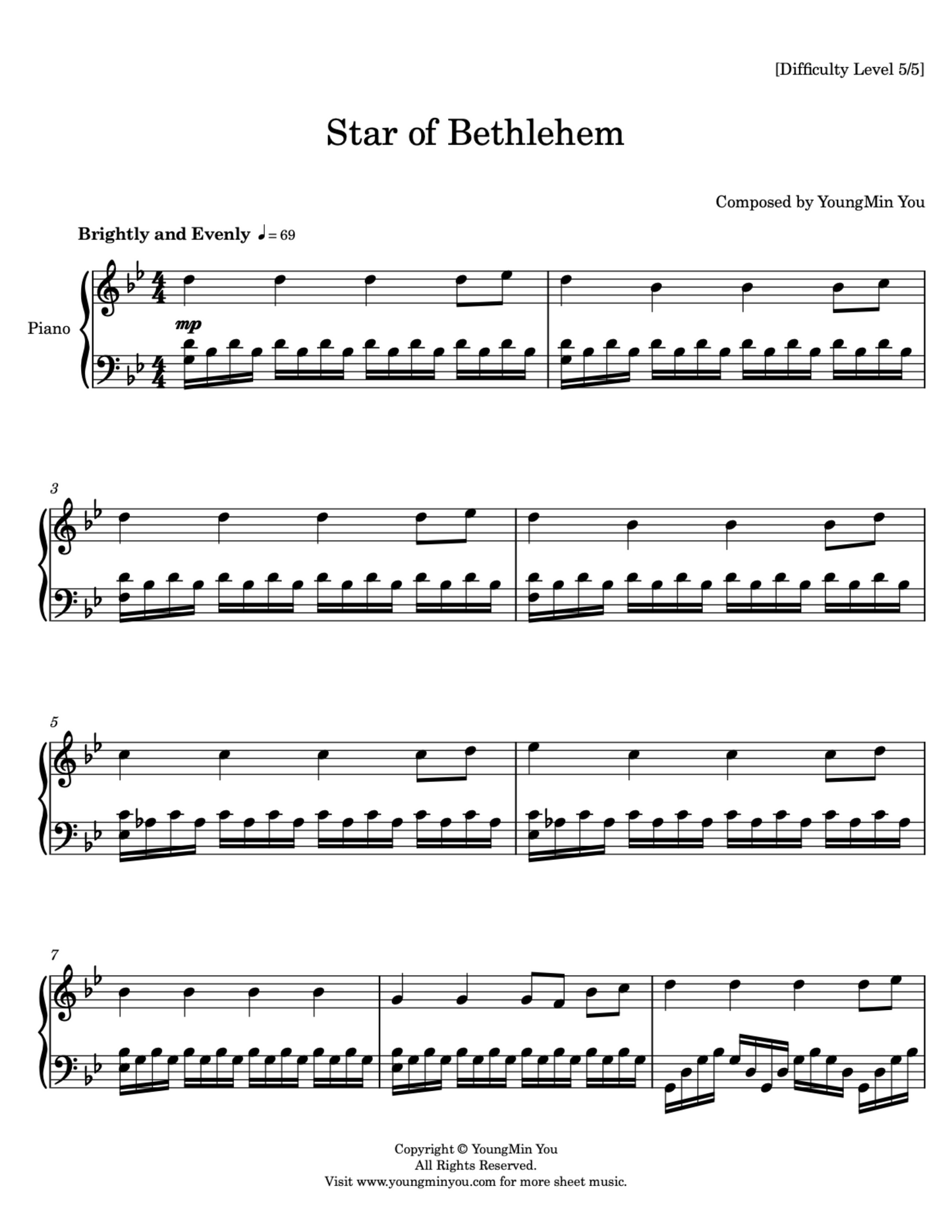 Star of Bethlehem | Sheet Music Download