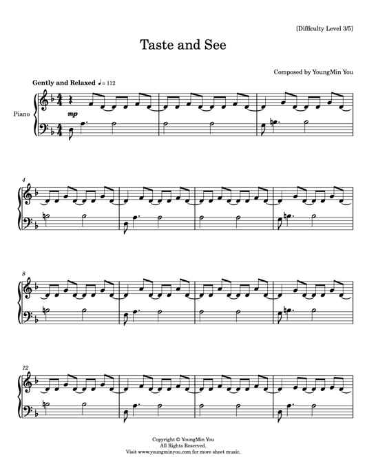 Taste and See | Sheet Music Download